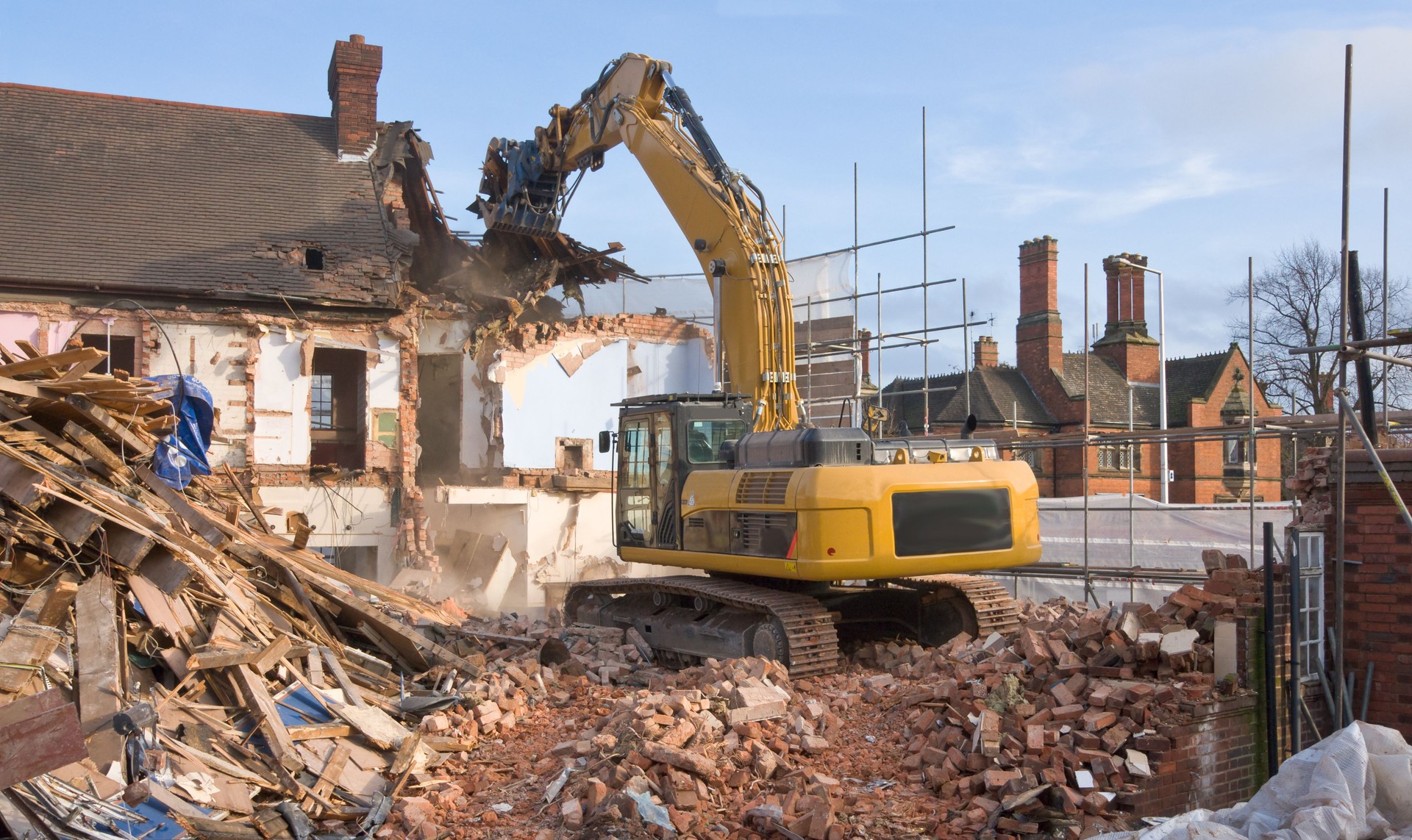 Demolishing Old Buildings.